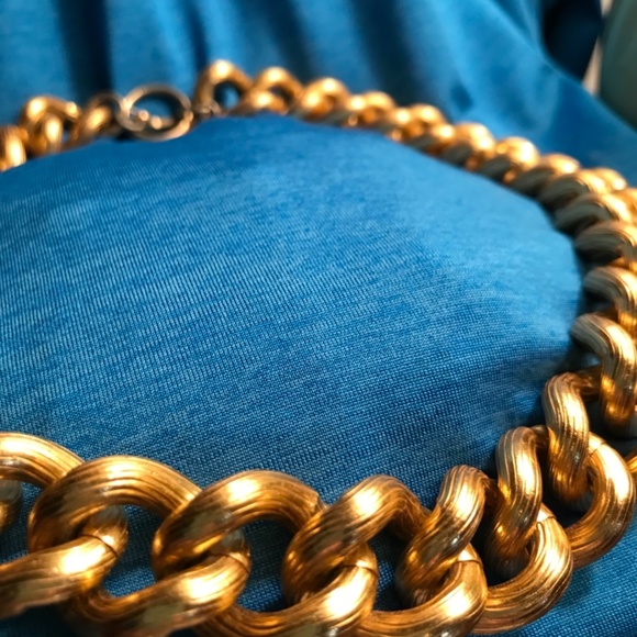 Anne Klein Gold Tone Chain Necklace 